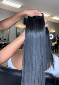 Tape-In Raw Extensions Straight